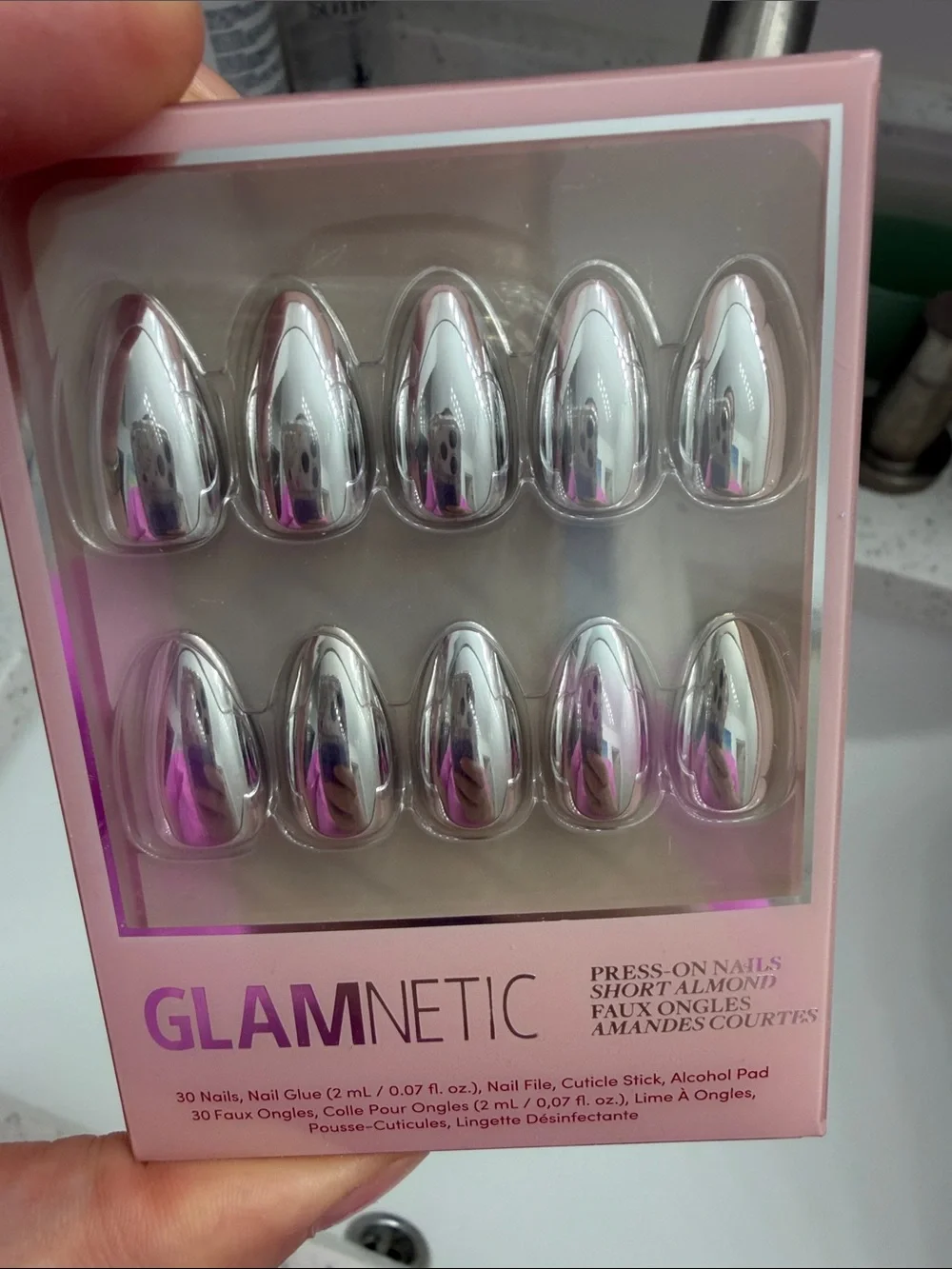 Glamnetic Press-On Nail Set - Neutral & Pastel Shades